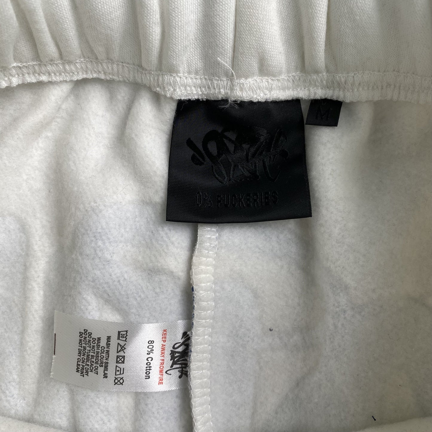 SYNA World Syna Logo Sweatpants - White Unisex Streetwear Limited Edition