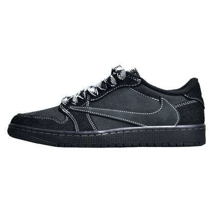JORDAN 1 Low - Travis Scott Phantom - Black Unisex Streetwear Limited Edition