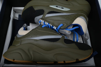 DIOR B22 Olive Sneakers - Blue Unisex Streetwear Limited Edition