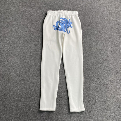 SYNA World Syna Logo Sweatpants - White Unisex Streetwear Limited Edition