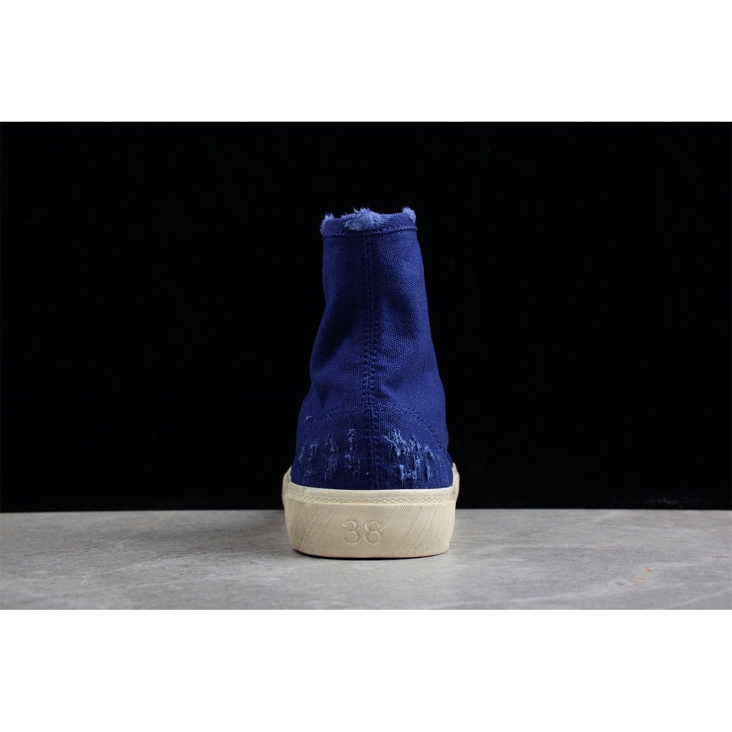 BALENCIAGA Paris High Vulc Destr - Sneakers - Blue Unisex Streetwear Limited Edition - Introducing the BALENCIAGA Paris High Vulc Destr x Blue, a striking embodiment of urban edge