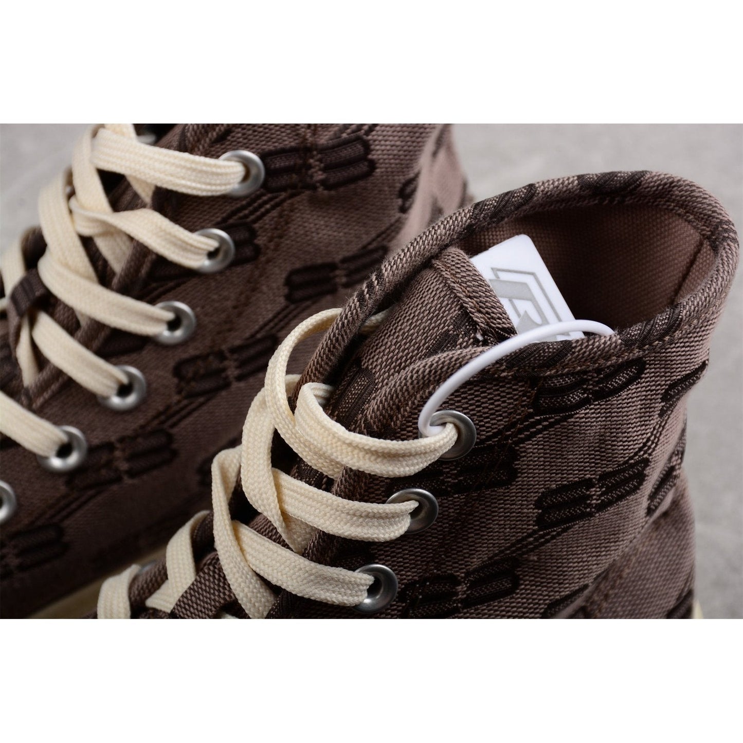 BALENCIAGA Paris High Vulc Destr - Bb Cloth Sneakers - Red Unisex Streetwear Limited Edition - The Balenciaga Paris High Vulc Destr x BB Cloth sneakers merge iconic style with urban