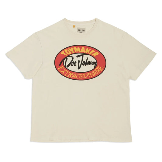 Gallery Dept. Toymaker Vintage Tee T-Shirt - Black Unisex Streetwear Limited Edition - **Gallery Dept. Doc Johnson Toymaker T-Shirt** Introducing the Gallery Dept. Doc Johnson Toymaker T-Shirt, a