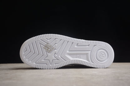 BAPE Sta Low-top Sneakers In All-white Unisex Streetwear Limited Edition - **BAPE STA Low-Top Sneakers in All-White** Introducing the BAPE STA Low-Top Sneakers in All-White, a