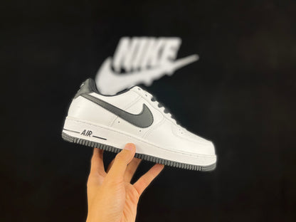 NIKE Air Force 1 Low 'leather Og White - Black' Unisex Streetwear Limited Edition - **Nike Air Force 1 Low 'Leather OG White/Black'** The Nike Air Force 1 Low 'Leather