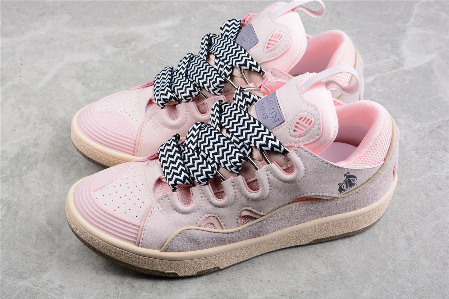 Lanvin Curb Sneakers 'blush Pink' Unisex Streetwear Limited Edition - **Product Description: Lanvin Curb Sneakers 'Blush Pink'** Elevate your sneaker game with the Lanvin Curb
