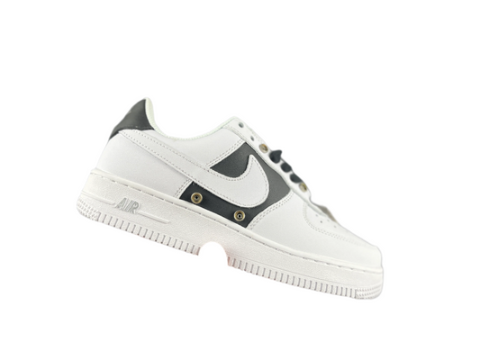 NIKE Air Force 1 'white Buckle' Unisex Streetwear Limited Edition - **Nike Air Force 1 'White Buckle'** The Nike Air Force 1 'White Buckle' offers a