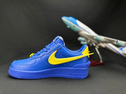 NIKE Air Force 1 'big Swoosh Blue' Unisex Streetwear Limited Edition - **Nike Air Force 1 'Big Swoosh Blue'** The Nike Air Force 1 'Big Swoosh Blue'