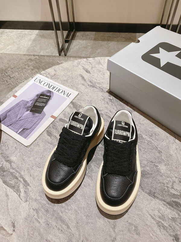 Converse - Undercover Turbowpn Low Sneakers - Black Unisex Streetwear Limited Edition - **Converse x UNDERCOVER TURBOWPN Low Sneakers** Introducing the Converse x UNDERCOVER TURBOWPN Low Sneakers, a