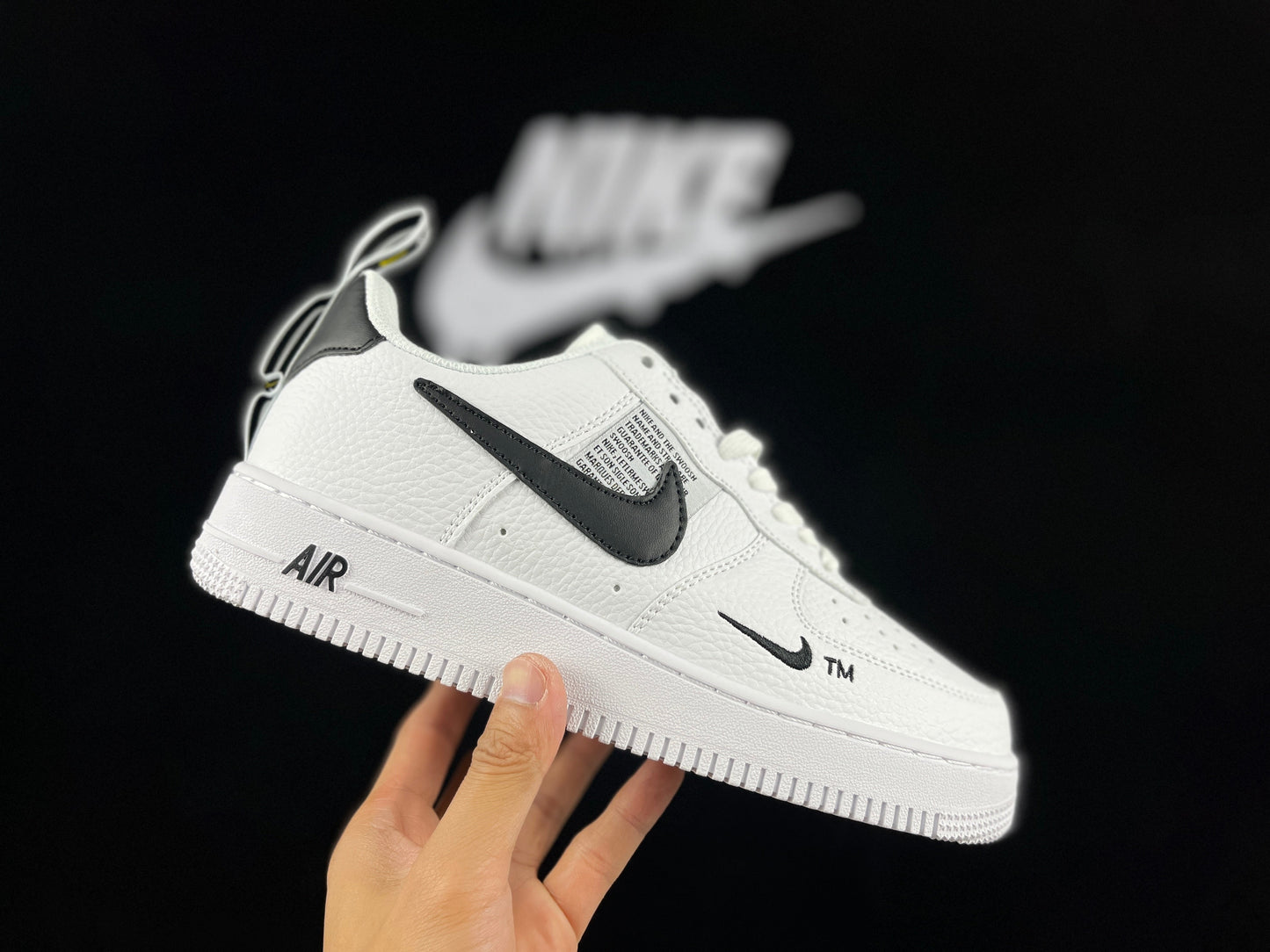 NIKE Air Force 1 Low 'white - Black' Unisex Streetwear Limited Edition - **Nike Air Force 1 Low 'White/Black'** The Nike Air Force 1 Low 'White/Black' is a