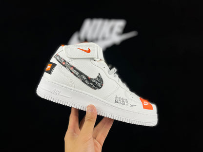 NIKE Air Force 1 'just Do It' Sneakers - Black Unisex Streetwear Limited Edition - **Nike Air Force 1 'Just Do It'** The Nike Air Force 1 'Just Do It'
