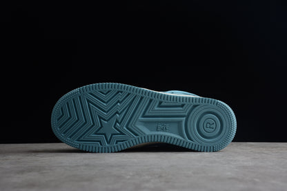 BAPE Sta Low-top Suede Sneakers - Blue Unisex Streetwear Limited Edition - **BAPE STA Low-Top Blue Suede Sneakers** Elevate your sneaker collection with the BAPE STA Low-Top