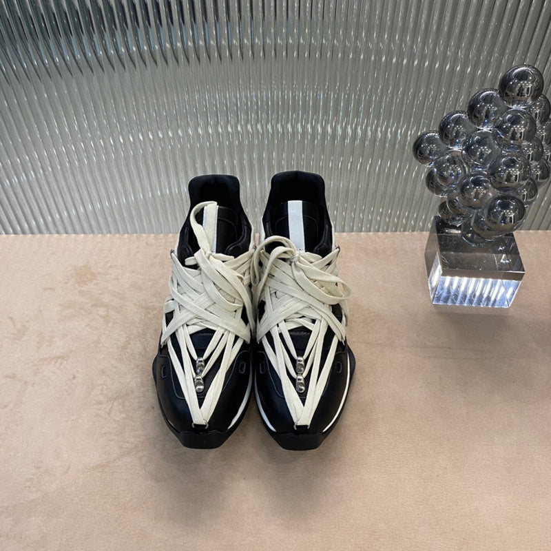 Contemporary Wrap-Lace Sneakers - logo - replica sneakers