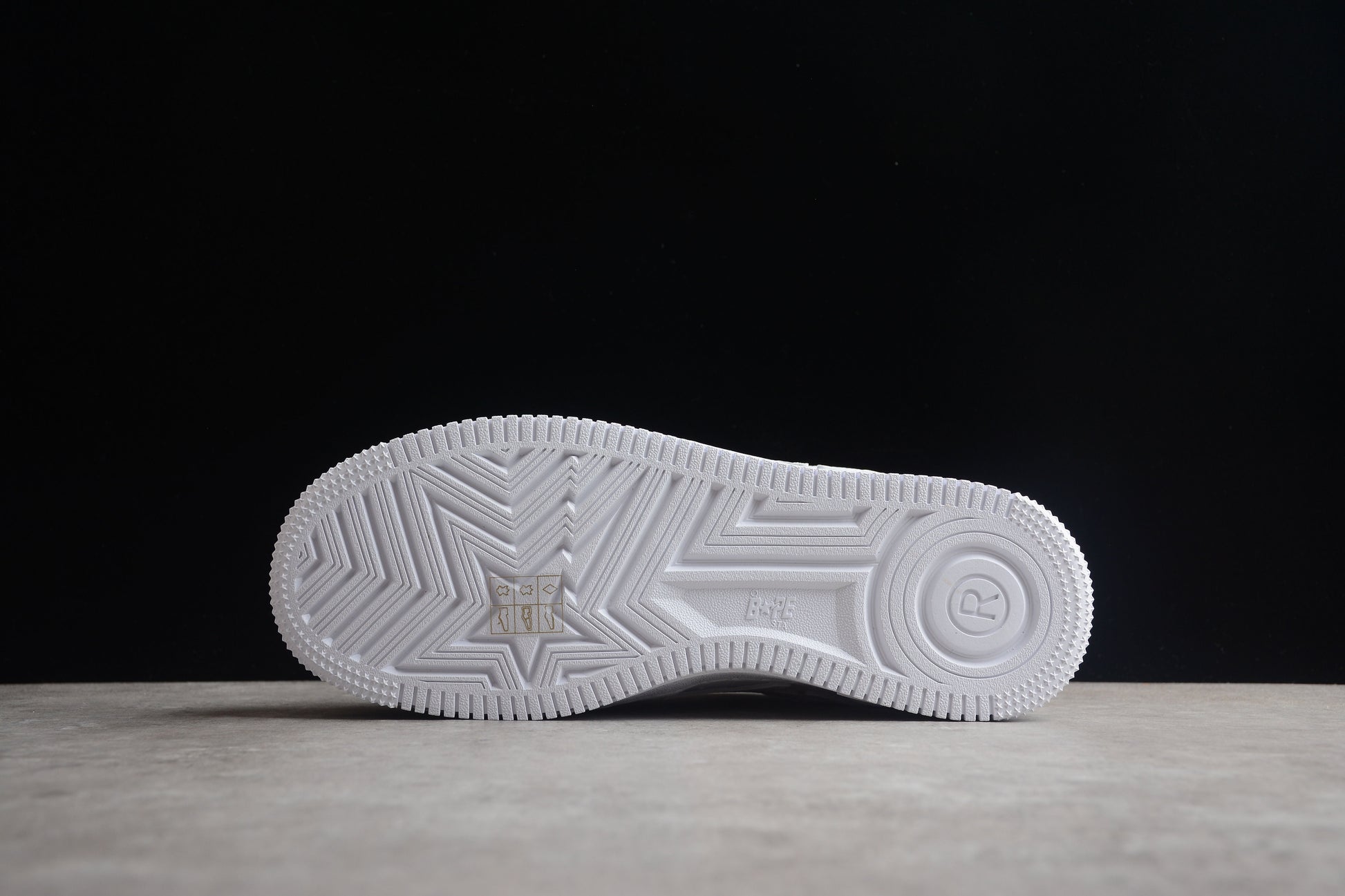 BAPE Sta Low Top Sneakers - White Unisex Streetwear Limited Edition - Introducing the BAPE STA Low Top Sneakers in Triple White C a perfect blend of