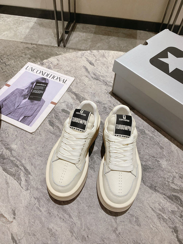 Converse - Undercover Turbowpn Low Sneakers - - White Unisex Streetwear Limited Edition - ### Converse x UNDERCOVER TURBOWPN Low Sneakers - White Introducing the Converse Turbo Weapon in