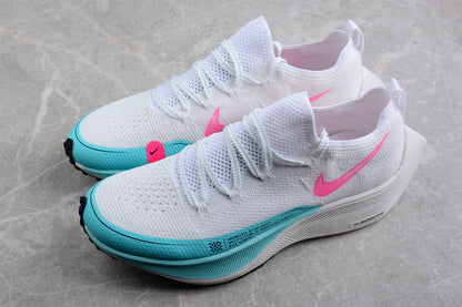 Zoom - Vaporfly Ne - T% 2 White,pink And Turquoise Unisex Streetwear Limited Edition - ### Nike ZoomX Vaporfly NEXT% 2 C White/Pink Elevate your running experience with the Nike