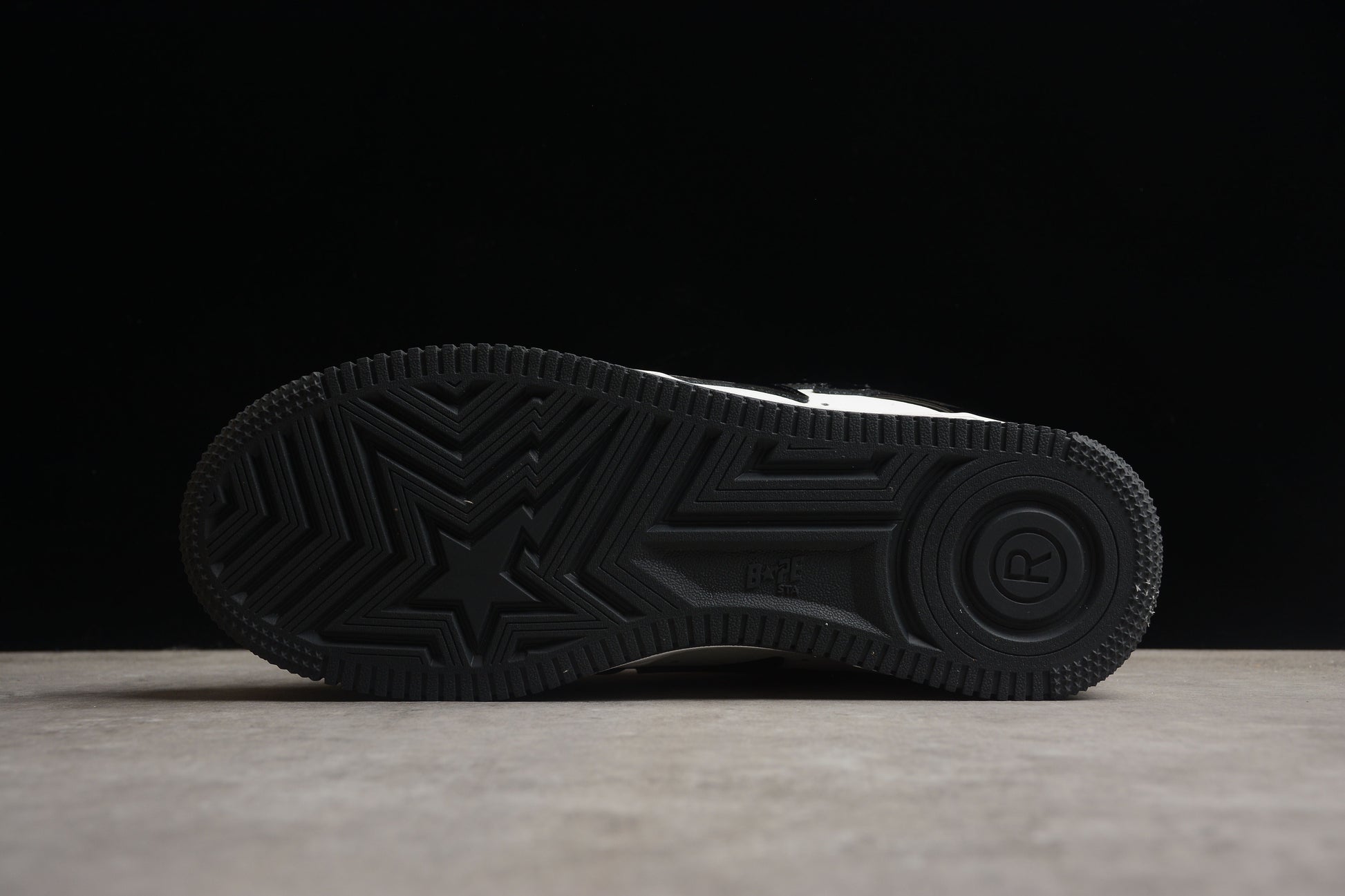 BAPE Sta Low-top Sneakers In And White - Black Unisex Streetwear Limited Edition - **BAPE STA Low-Top Sneakers in Black and White** Introducing the BAPE STA Low-Top Sneakers in