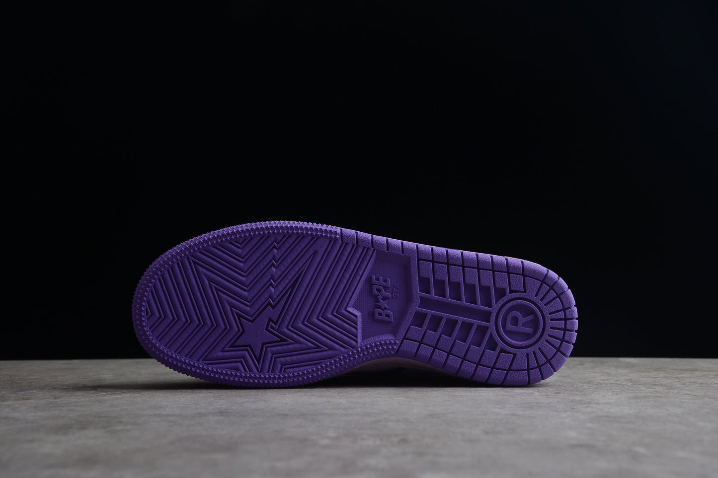 BAPE Sta Low-top Gradient Sneakers - Purple Unisex Streetwear Limited Edition - **BAPE STA Low-Top Purple Gradient Sneakers** Introducing the BAPE STA Low-Top Purple Gradient Sneakers, a
