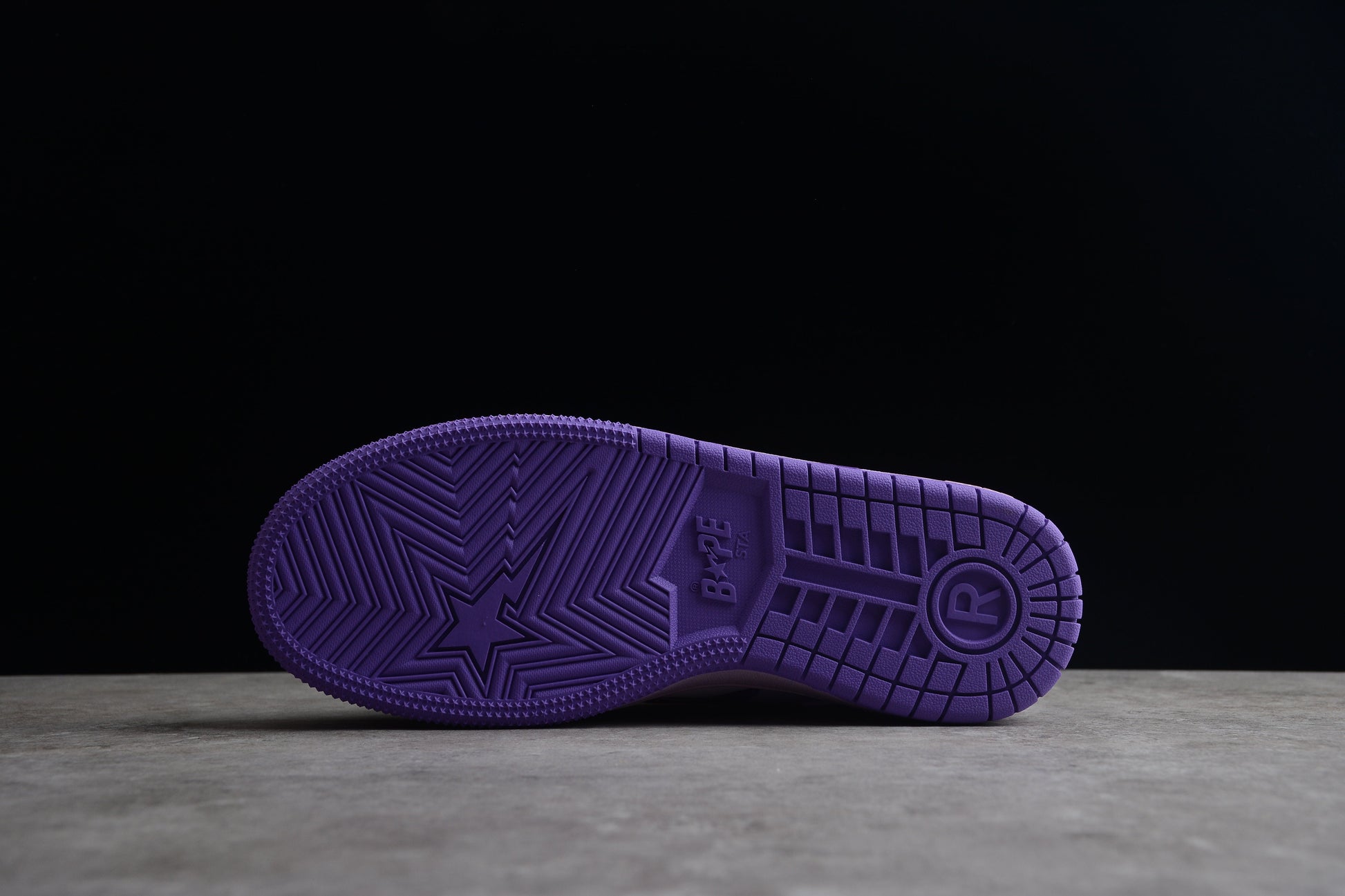 BAPE Sta Low-top Gradient Sneakers - Purple Unisex Streetwear Limited Edition - **BAPE STA Low-Top Purple Gradient Sneakers** Introducing the BAPE STA Low-Top Purple Gradient Sneakers, a