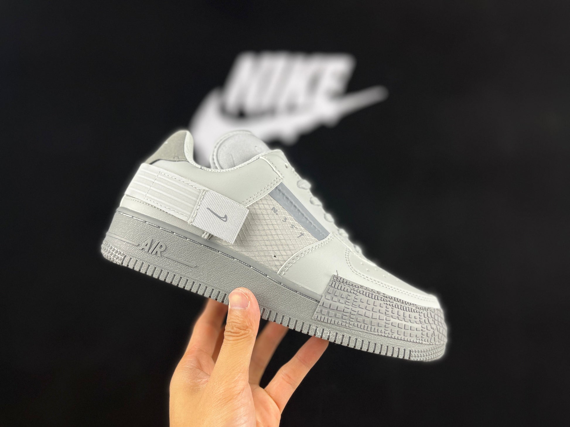 NIKE Air Force 1 'deconstruction Utility' - Red Unisex Streetwear Limited Edition - **Nike Air Force 1 'Deconstruction Utility'** The Nike Air Force 1 'Deconstruction Utility' is a