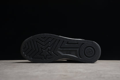 BAPE Sta Low-top Sneakers With Snakeskin Pattern - Black Unisex Streetwear Limited Edition - **BAPE STA Low-Top Sneakers with Black Snakeskin Pattern** Step up your sneaker game with the