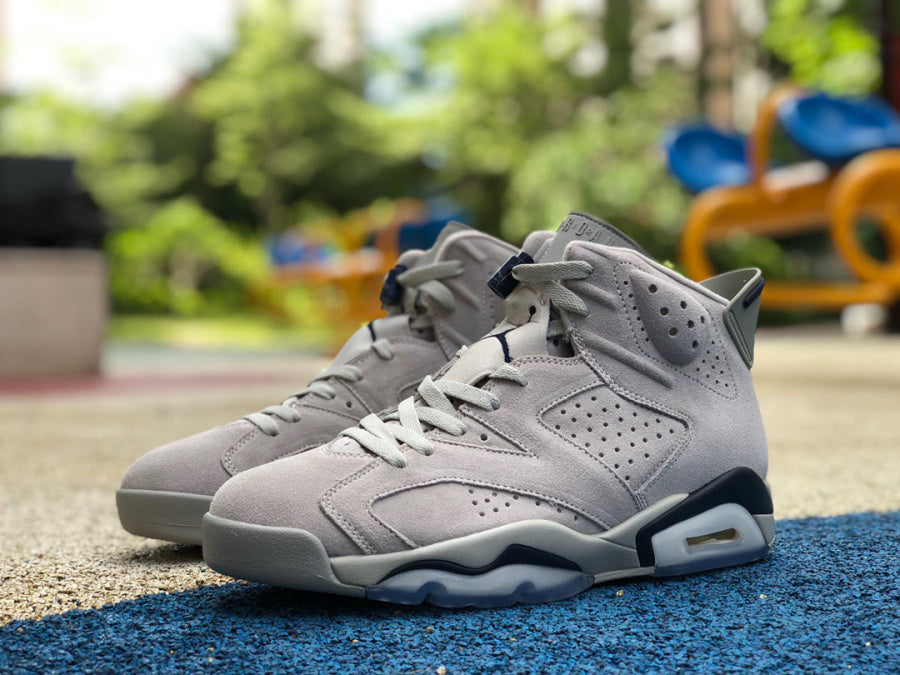 Jordan 6 'cool Grey' Unisex Streetwear Limited Edition - The Air Jordan 6 'Cool Grey' is a sophisticated and stylish addition to the iconic