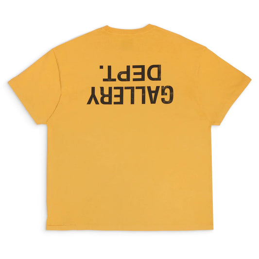 GALLERY Dept Fucked Up Logo Tee T-Shirt - Black Unisex Streetwear Limited Edition - The Gallery Dept. T-Shirt in vibrant yellow is a standout piece for any wardrobe, combining