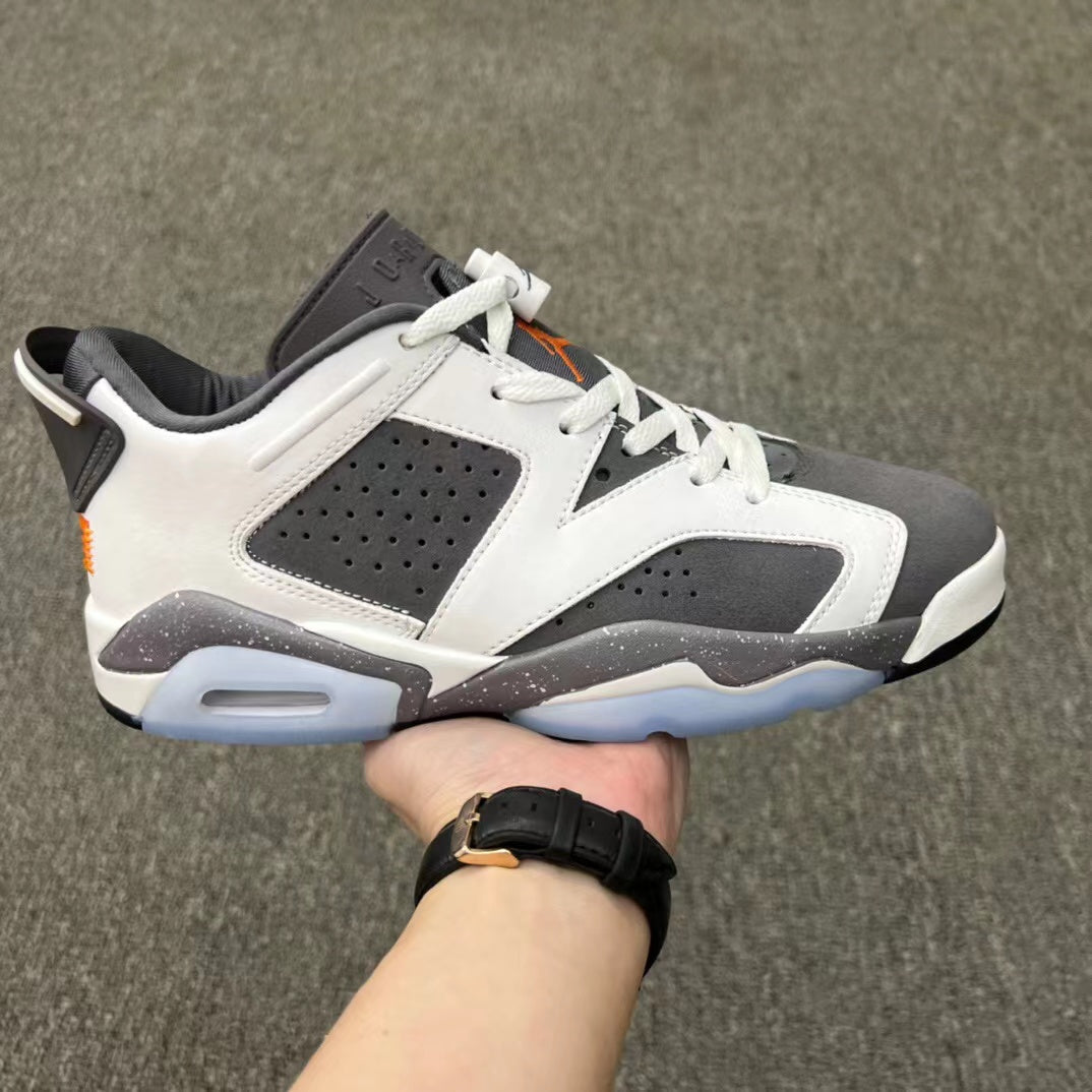 Jordan 6 Low 'atmosphere Grey' Sneakers Unisex Streetwear Limited Edition - The Air Jordan 6 Low 'Atmosphere Grey' brings a sleek and modern design to one