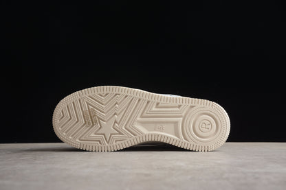 BAPE Sta Low-top Sneakers In And Cream - White Unisex Streetwear Limited Edition - **BAPE STA Low-Top Sneakers in White and Cream** Introducing the BAPE STA Low-Top Sneakers in