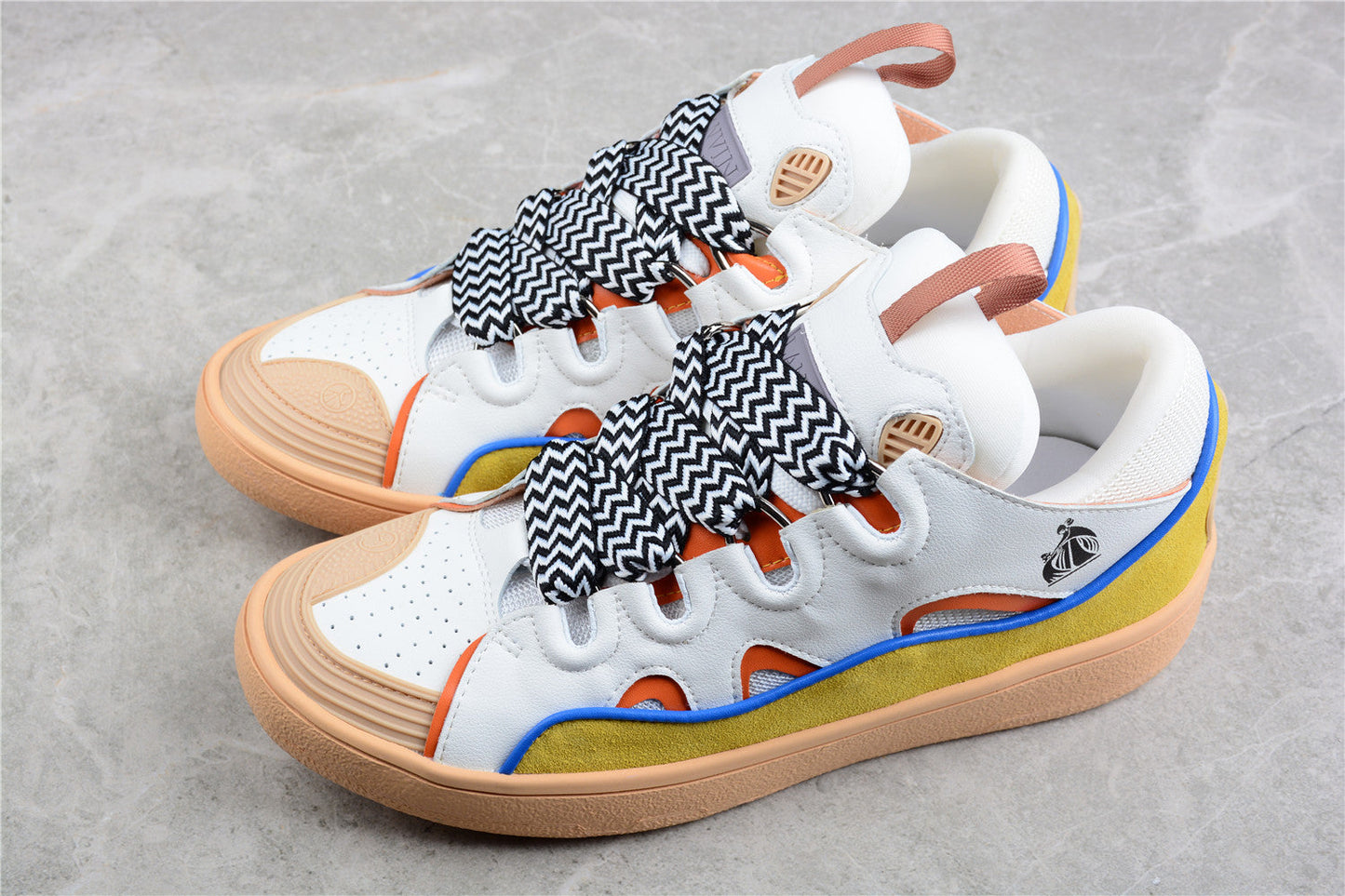 Lanvin Multi-color Sneaker Sneakers - Black Unisex Streetwear Limited Edition - Introducing the Li-Ning x Jimmy Choo Low-Top Sneakers, a vibrant blend of style and functionality.