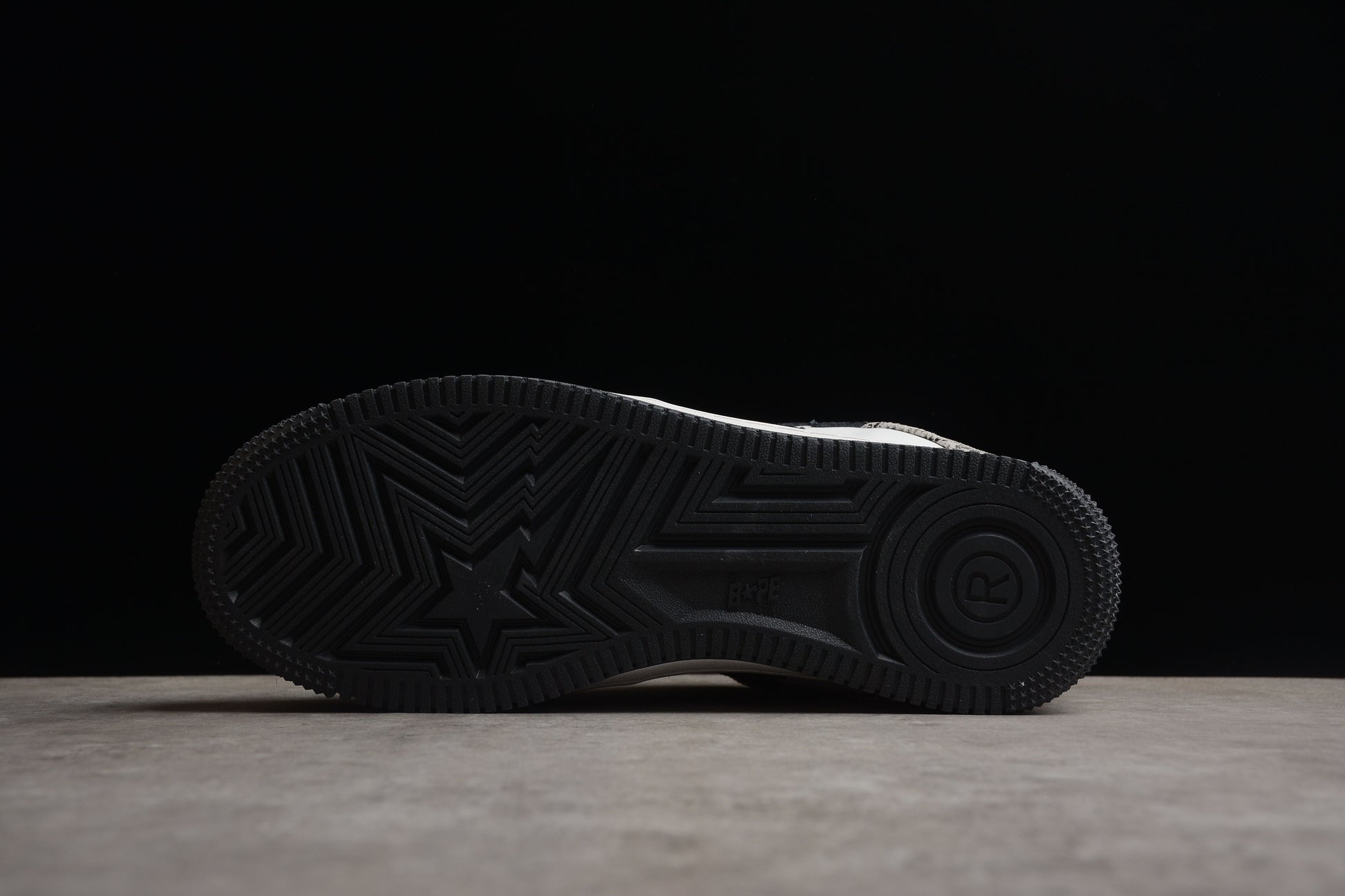 BAPE Sta Low-top Sneakers With Snakeskin Pattern - Black Unisex Streetwear Limited Edition - **BAPE STA Low-Top Sneakers with Snakeskin Pattern** Introducing the BAPE STA Low-Top Sneakers with Snakesk