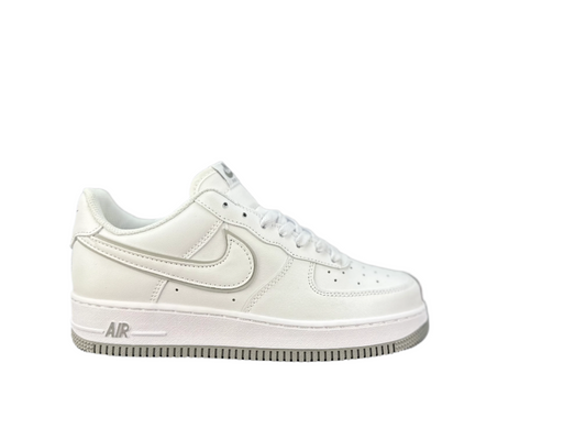 NIKE Air Force 1 'double Swoosh - Grey' - White Unisex Streetwear Limited Edition - **Nike Air Force 1 'Double Swoosh White/Grey'** The Nike Air Force 1 'Double Swoosh White/Grey'