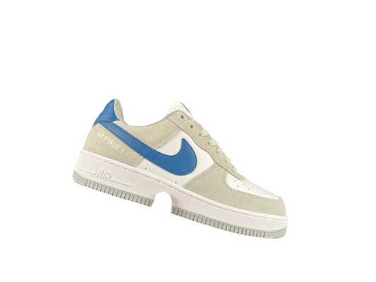 NIKE Air Force 1 Low 'gray - Blue' Unisex Streetwear Limited Edition - **Nike Air Force 1 Low 'Gray/Blue'** The Nike Air Force 1 Low 'Gray/Blue' presents a