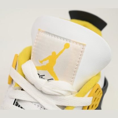 JORDAN 4 - Vivid Sulfur Unisex Streetwear Limited Edition - Step up your style with the JORDAN 4 x VIVID SULFUR, a sneaker that blends