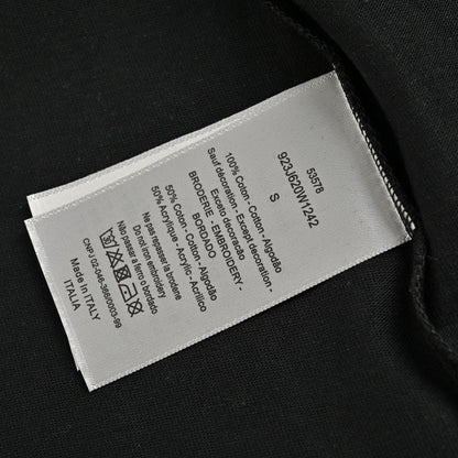 Camiseta negra con estampado de estrella de Dior