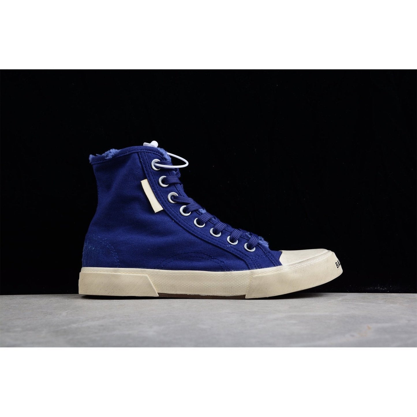 BALENCIAGA Paris High Vulc Destr - Sneakers - Blue Unisex Streetwear Limited Edition - Introducing the BALENCIAGA Paris High Vulc Destr x Blue, a striking embodiment of urban edge