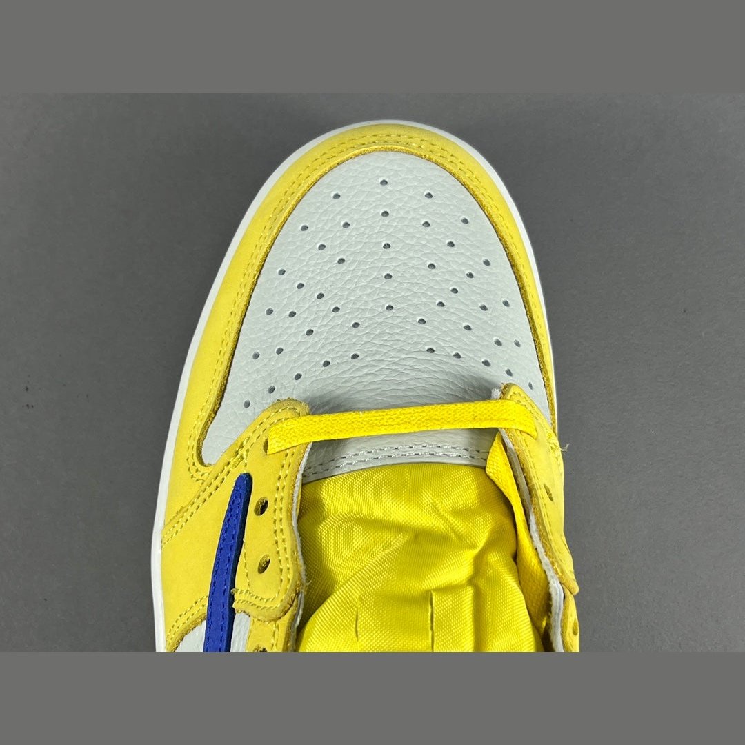 JORDAN 1 Low Og - Canary - Red Unisex Streetwear Limited Edition - Step into style with the JORDAN 1 LOW OG x CANARY, a fusion of heritage