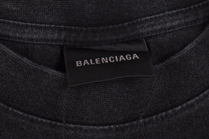 Camiseta Balenciaga con efecto lavado