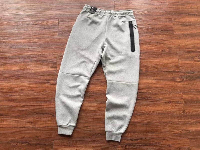 NIKE Tech Fleece Pants - - Grey Unisex Streetwear Limited Edition - The NIKE TECH FLEECE PANTS GREY - REPLICA deliver the perfect combination of modern athletic