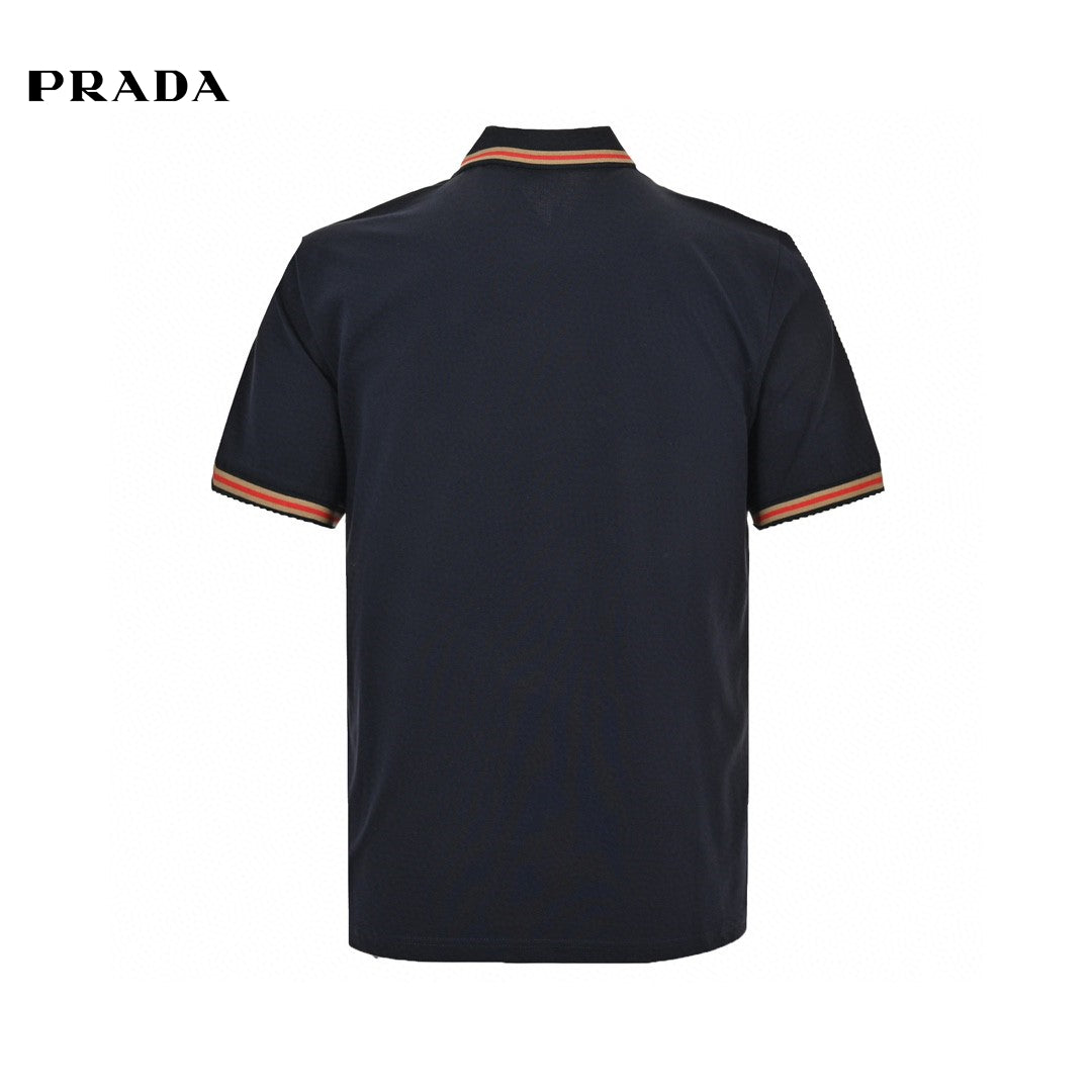 Prada Logo Patch Polo Shirt - logo - replica sneakers
