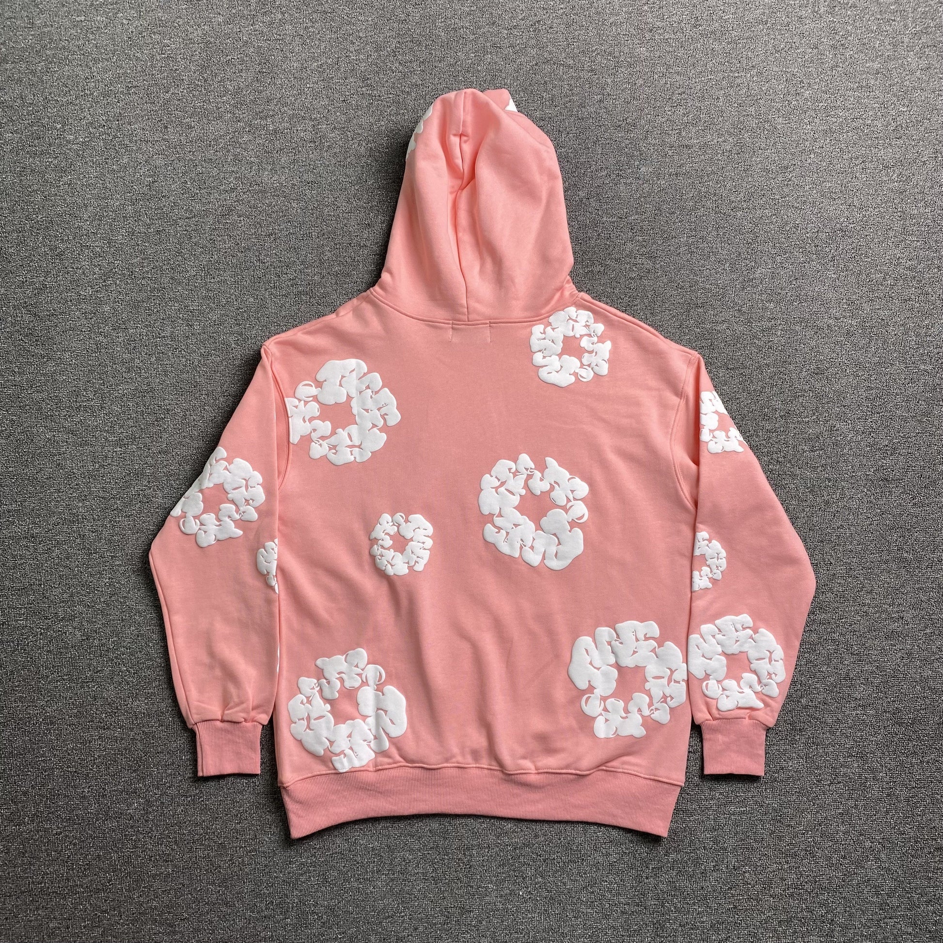 DENIM Tears Cotton Wreath Hoodie Peach - White Unisex Streetwear Limited Edition