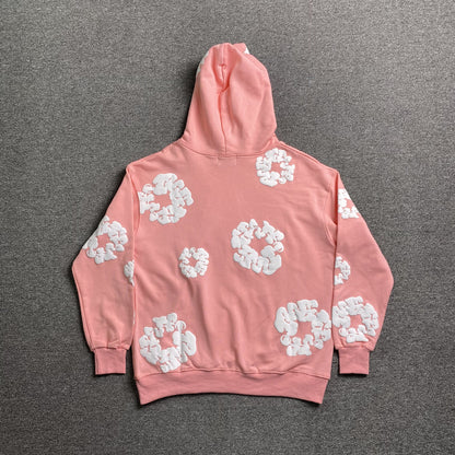 DENIM Tears Cotton Wreath Hoodie Peach - White Unisex Streetwear Limited Edition