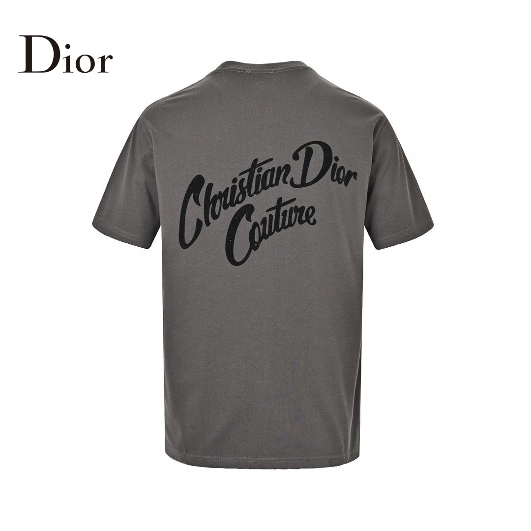 Dior Christian Dior Couture T-shirt - Black Unisex Streetwear Limited Edition - <span>This Dior t-shirt features a sleek grey design with 'Christian Dior Couture' printed boldly on