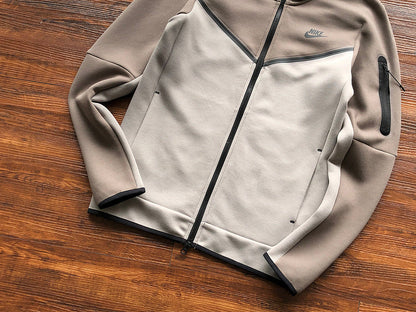 Sweat à capuche NIKE TECH FLEECE x Gris olive/Pierre énigmatique
