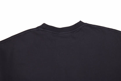 BALENCIAGA - - - L Logo T-shirt - Black Unisex Streetwear Limited Edition - The BALENCIAGA XXXL LOGO T-SHIRT BLACK - REPLICA embodies oversized luxury and bold statement styling