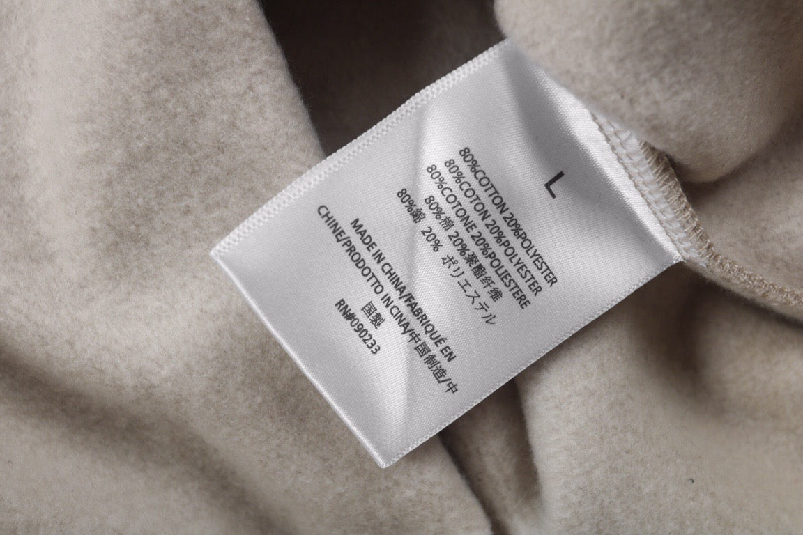 FEAR OF GOD ESSENTIALS '1977' HOODIE STONE GREY