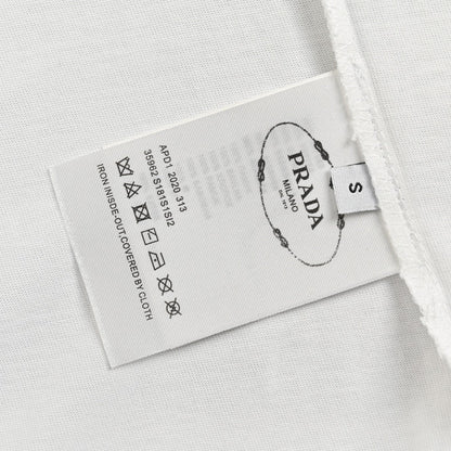 Prada Graphic Logo T-Shirt (White) - box - replica sneakers