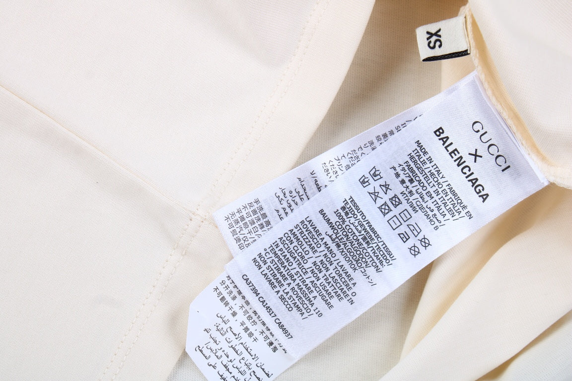 Camiseta de la colaboración Gucci x Balenciaga - Blanca