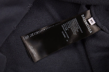 Sudadera con capucha Balenciaga Paris Graffiti - Azul