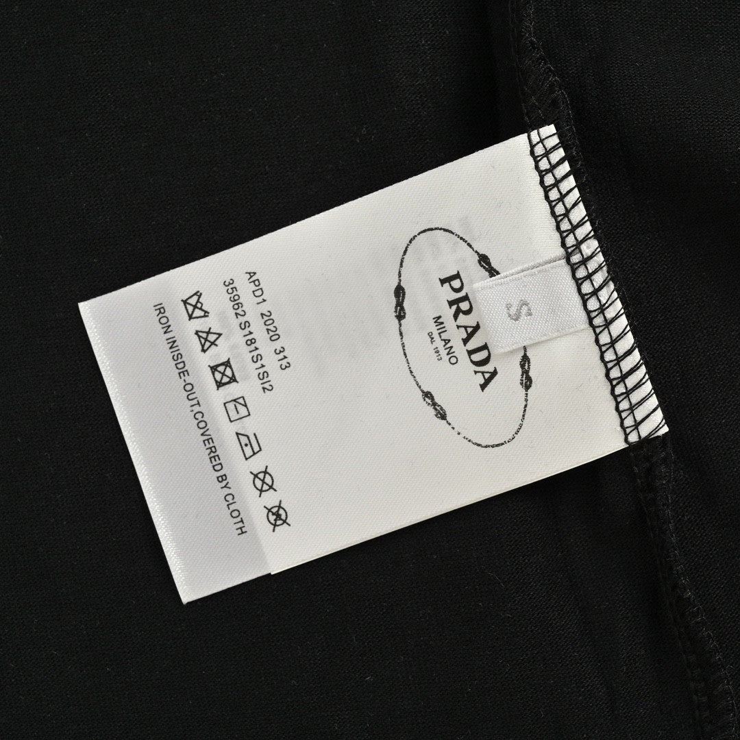 Prada Milano Logo Black T-Shirt - box - replica sneakers